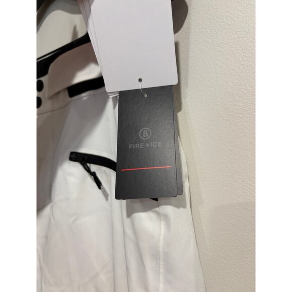 NWT Bogner Fire + Ice Nessa Straight Leg Outdoor Ski Pants Off White Size US 8/M - Picture 6 of 9